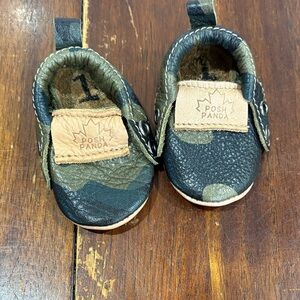 Camouflage Newborn Moccasins